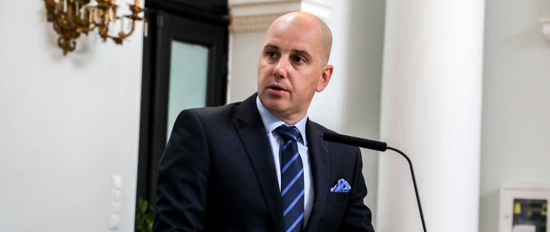 wiceminister zdrowia Sławomir Gadomski