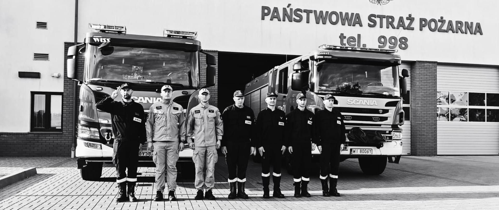 Strażacy z JRG Sierpc oddali hołd strażakowi Krystianowi Dułak