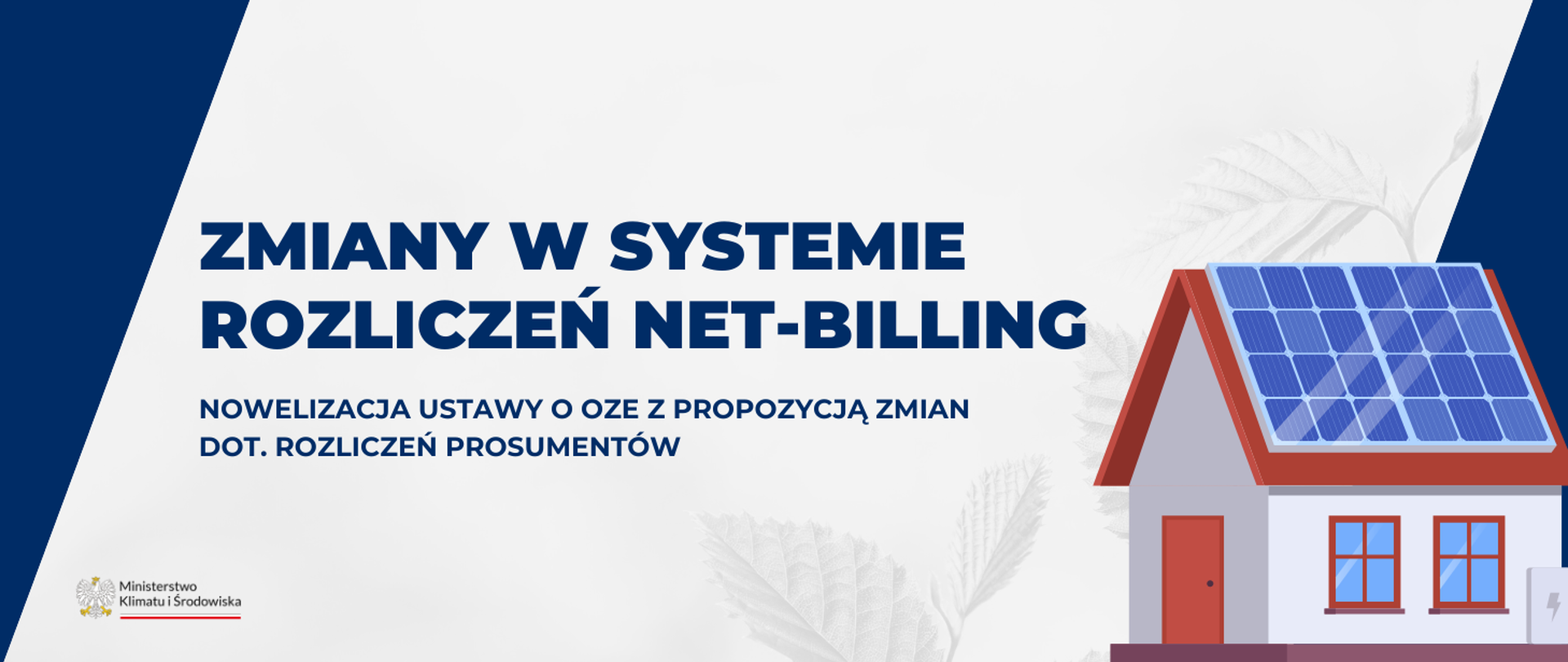 Nowelizacja ustawy o OZE z propozycją zmian dot. rozliczeń prosumentów 