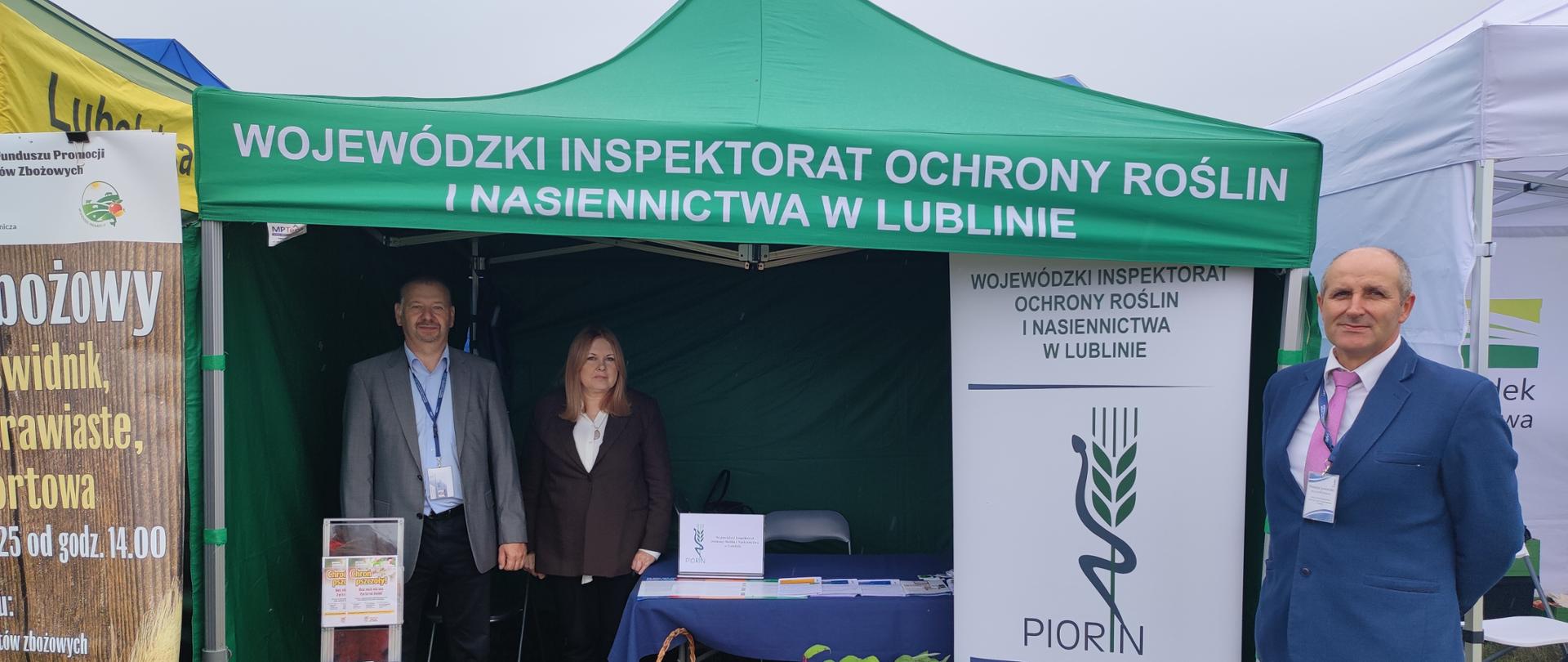 Stoisko WIORiN w Lublinie pracownicy Oddziału w Łęcznej 