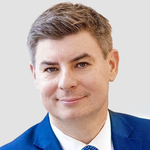 Na zdjęciu portretowym pan Jan Grabiec