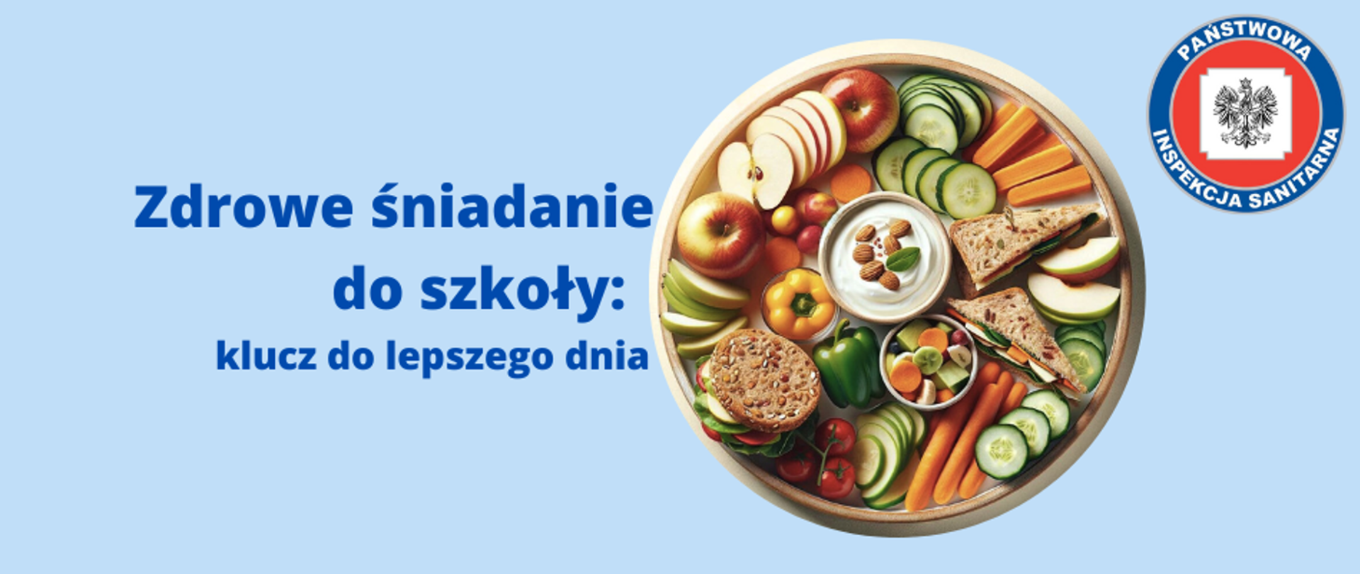 Talerz zdrowej żywności 