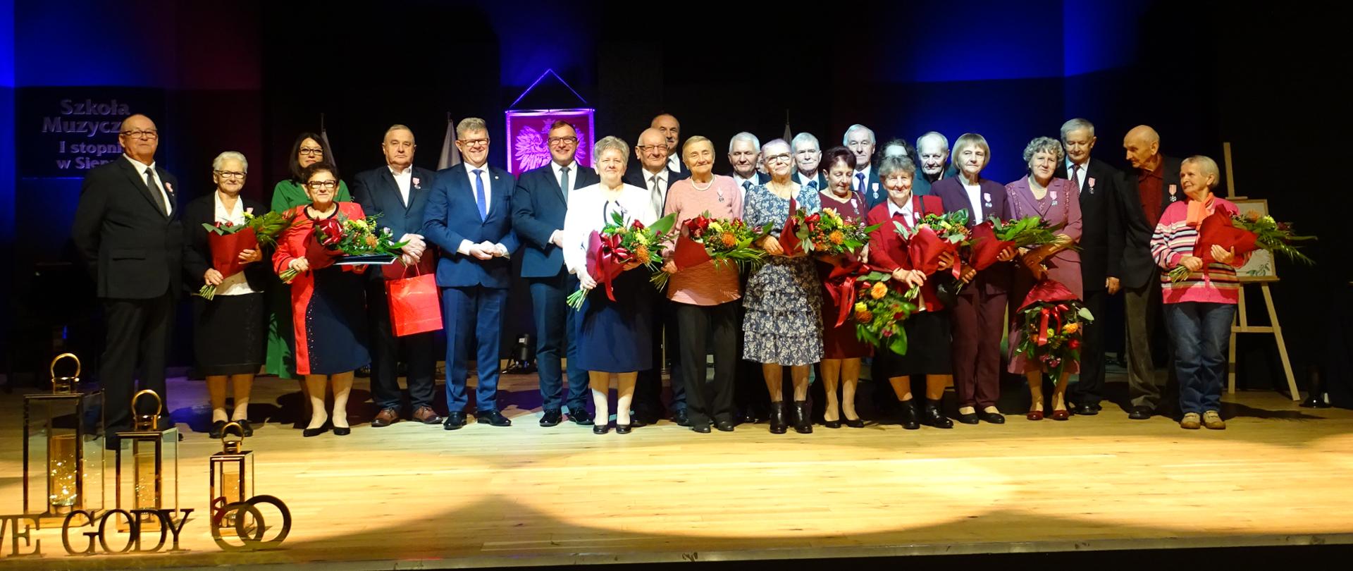 Małżonkowie z Sienna świętowali jubileusz 50 i 60 lat małżeństwa 