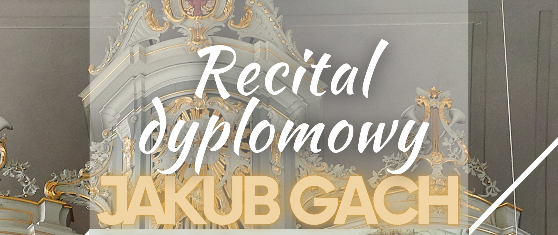Recital dyplomowy Jakuba Gacha