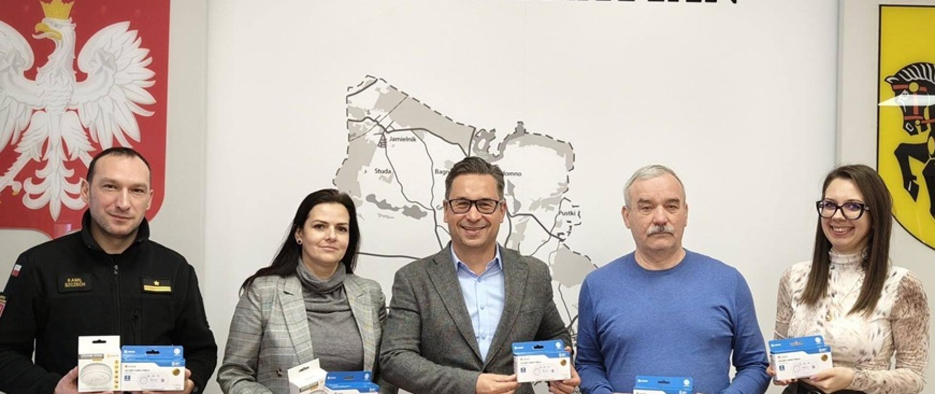 Dystrybucja czujek zakupionych przez Ministerstwo Spraw Wewnętrznych i Administracji