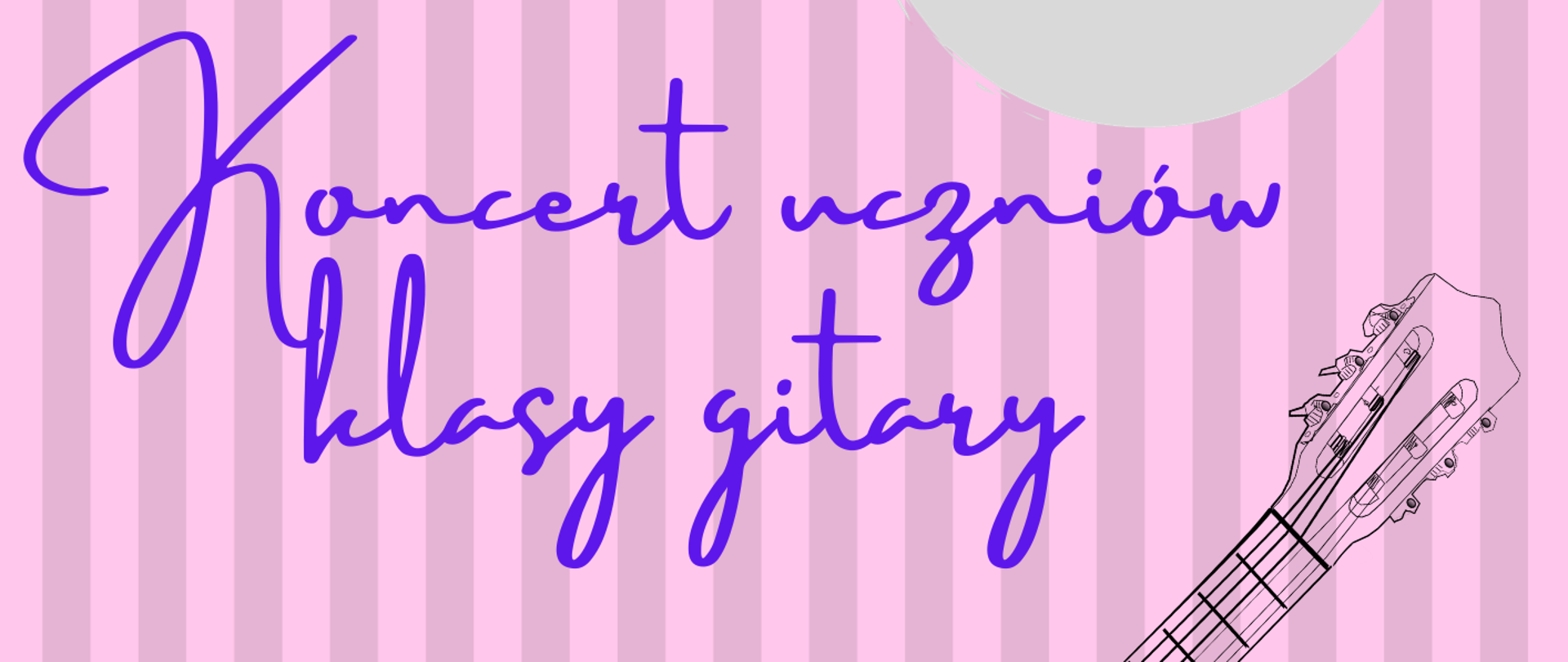 koncert uczniów klasy gitary
