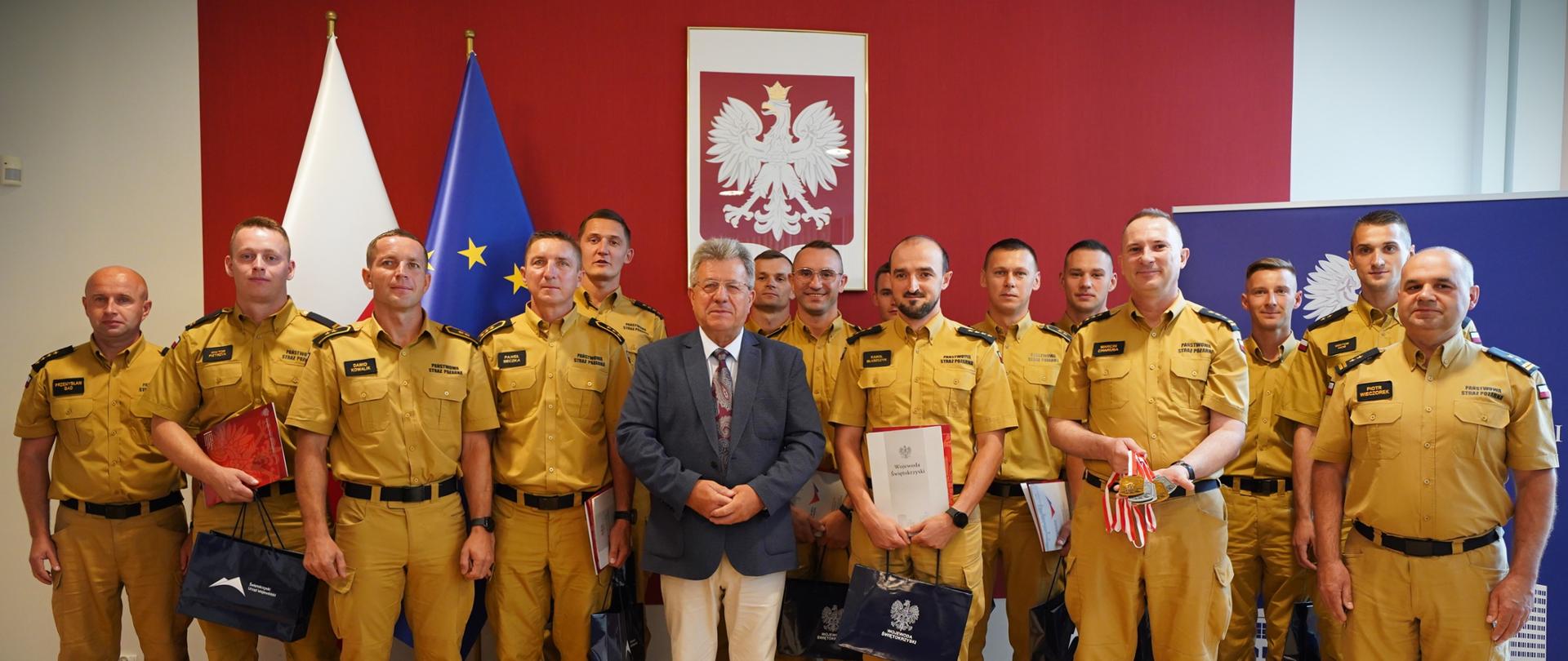 Mistrzowska reprezentacja w sporcie pożarniczym u Wojewody