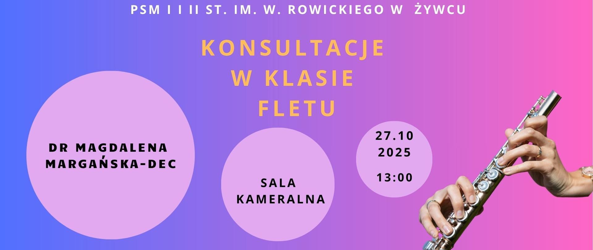 Perkusja Konsultacje w klasie fletu