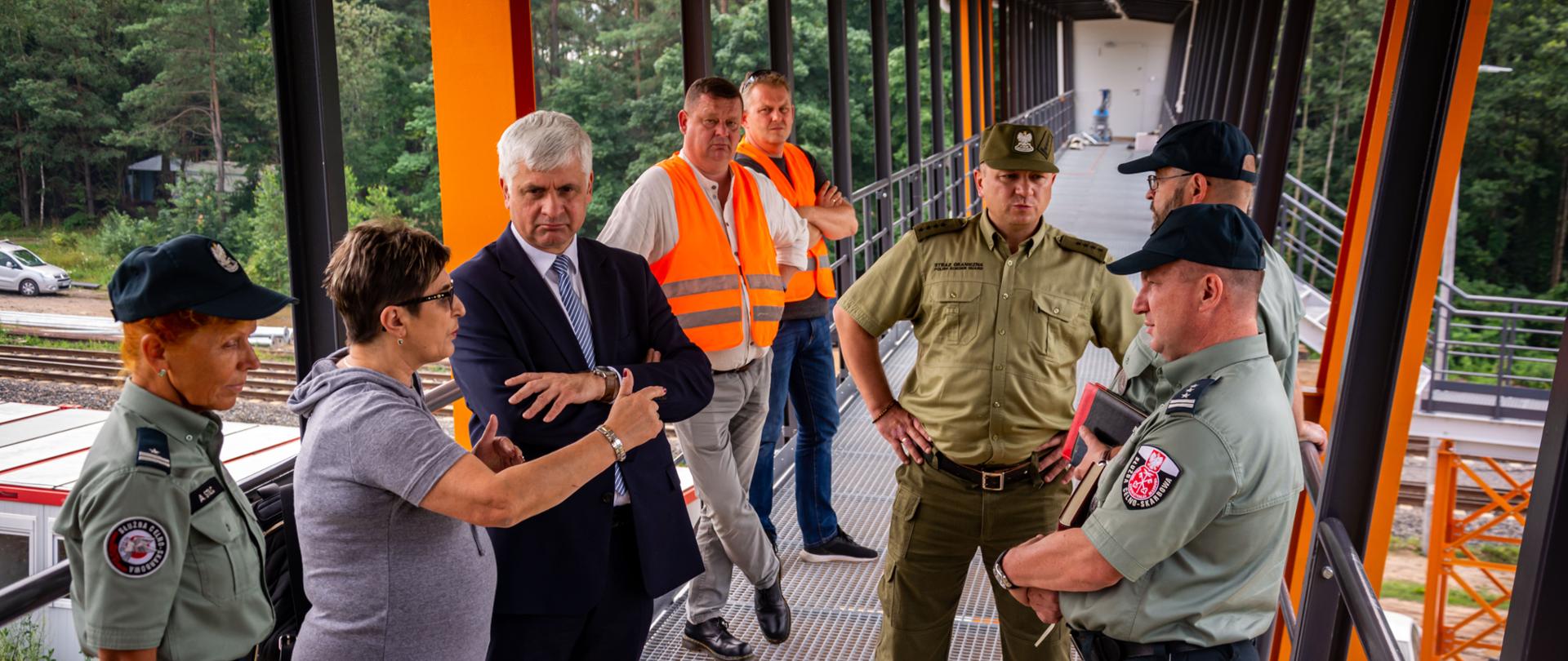 Wizyta robocza na kolejowym przejściu granicznym w Siemianówce