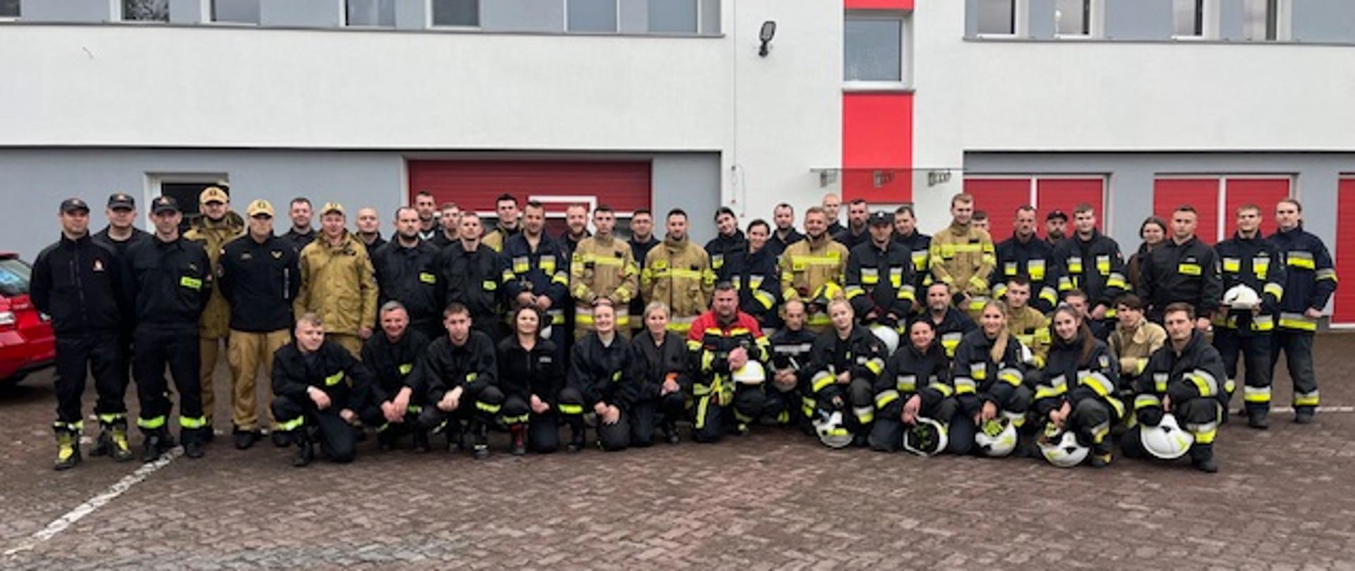 Szkolenie strażaków ratowników OSP w KM PSP Koszalin