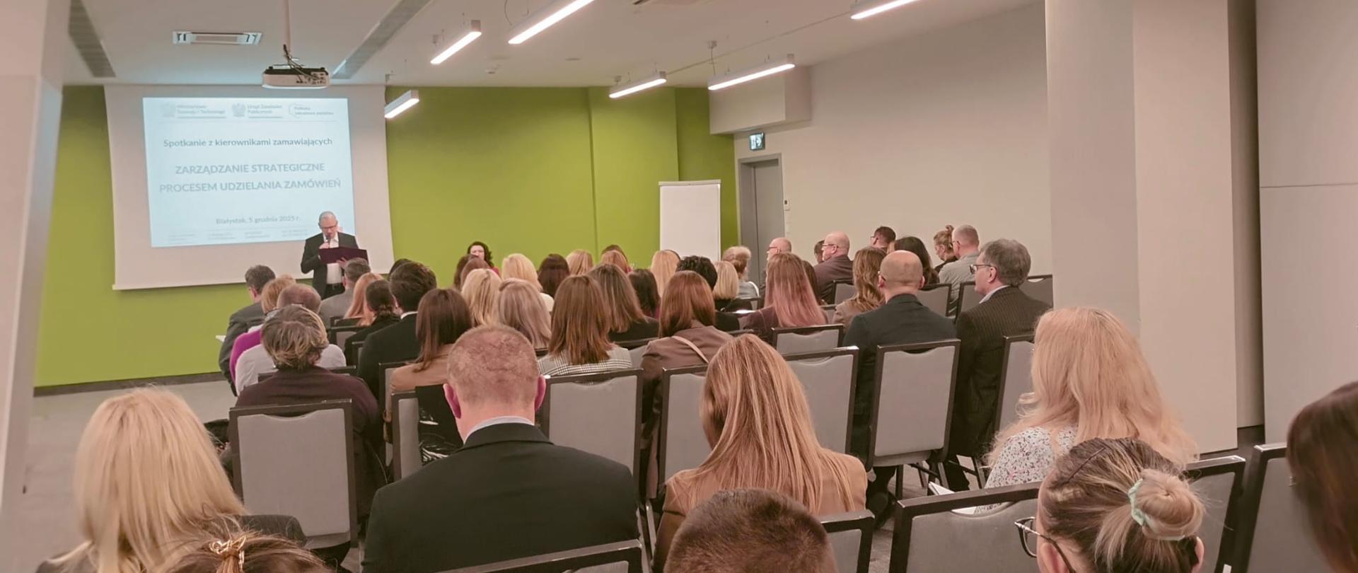 ZARZĄDZANIE STRATEGICZNE PROCESEM UDZIELANIA ZAMÓWIEŃ, Spotkanie z kierownikami zamawiających, Białystok, 5 grudnia 2025