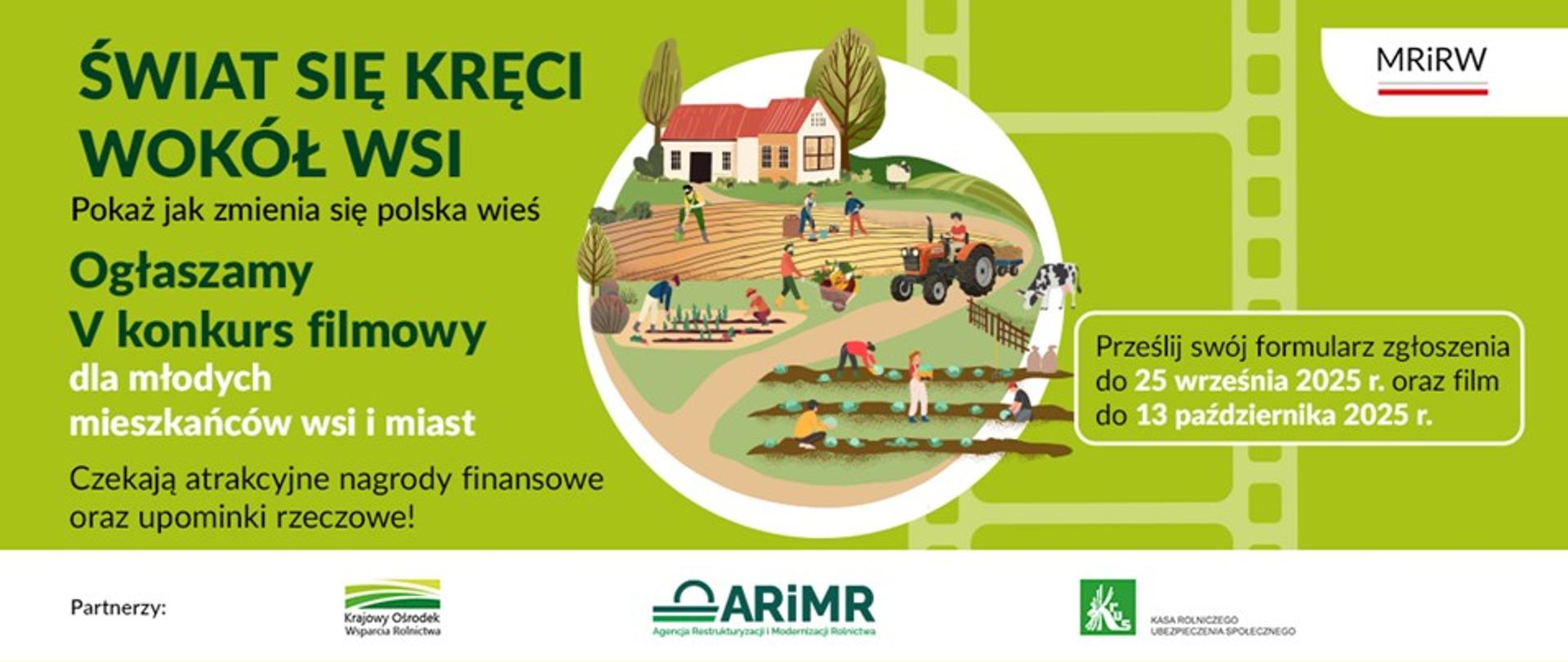 Grafika przedstawiająca informacje na temat konkursu