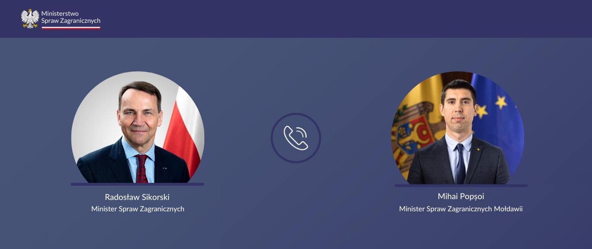 
Minister Radosław Sikorski rozmawiał telefonicznie z szefem dyplomacji Mołdawii, Mihaiem Popșoi
