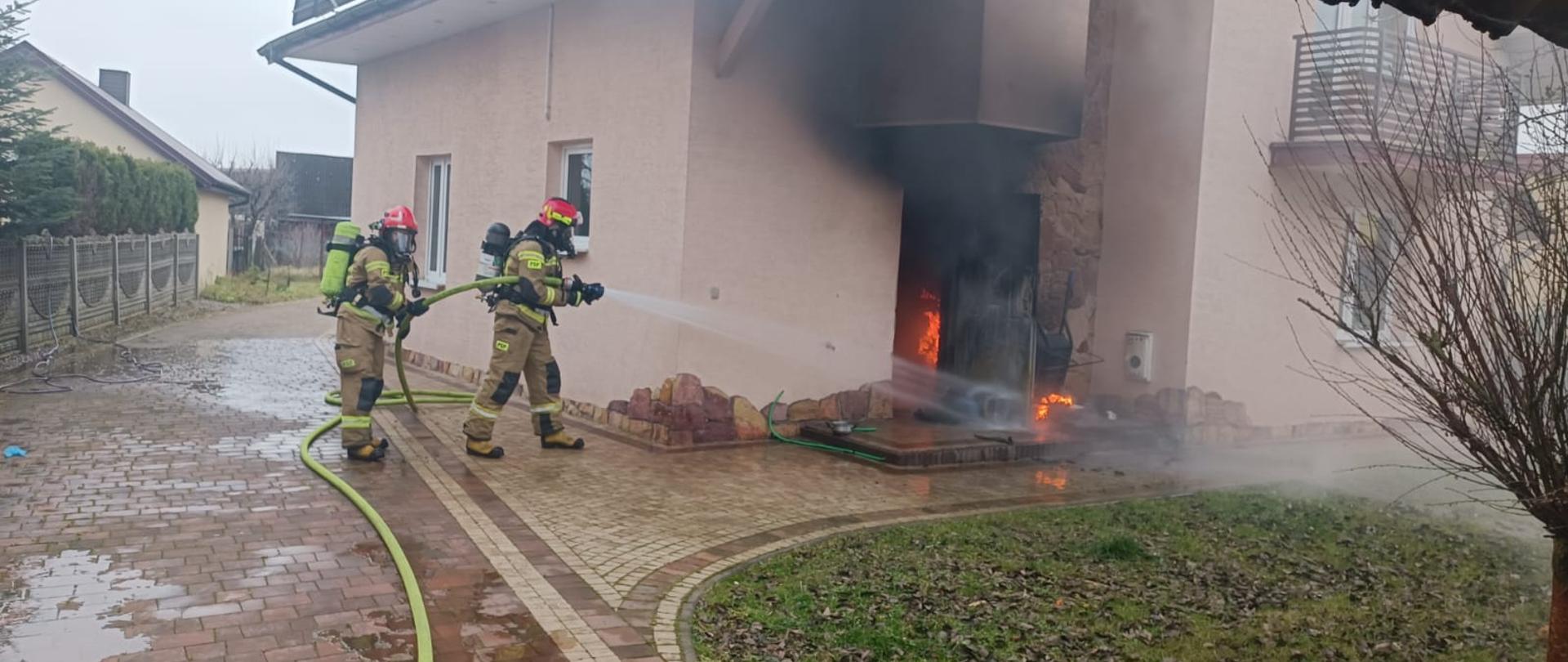 pożar butli gazowej