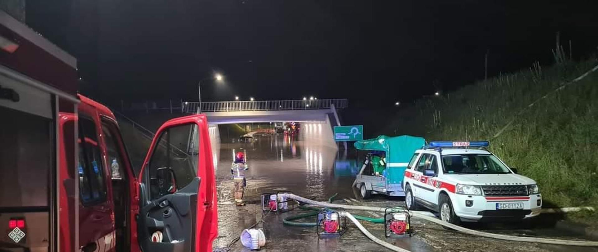 Działań związanych z intensywnymi opadami deszczu w dniu 08.08.2024 r.