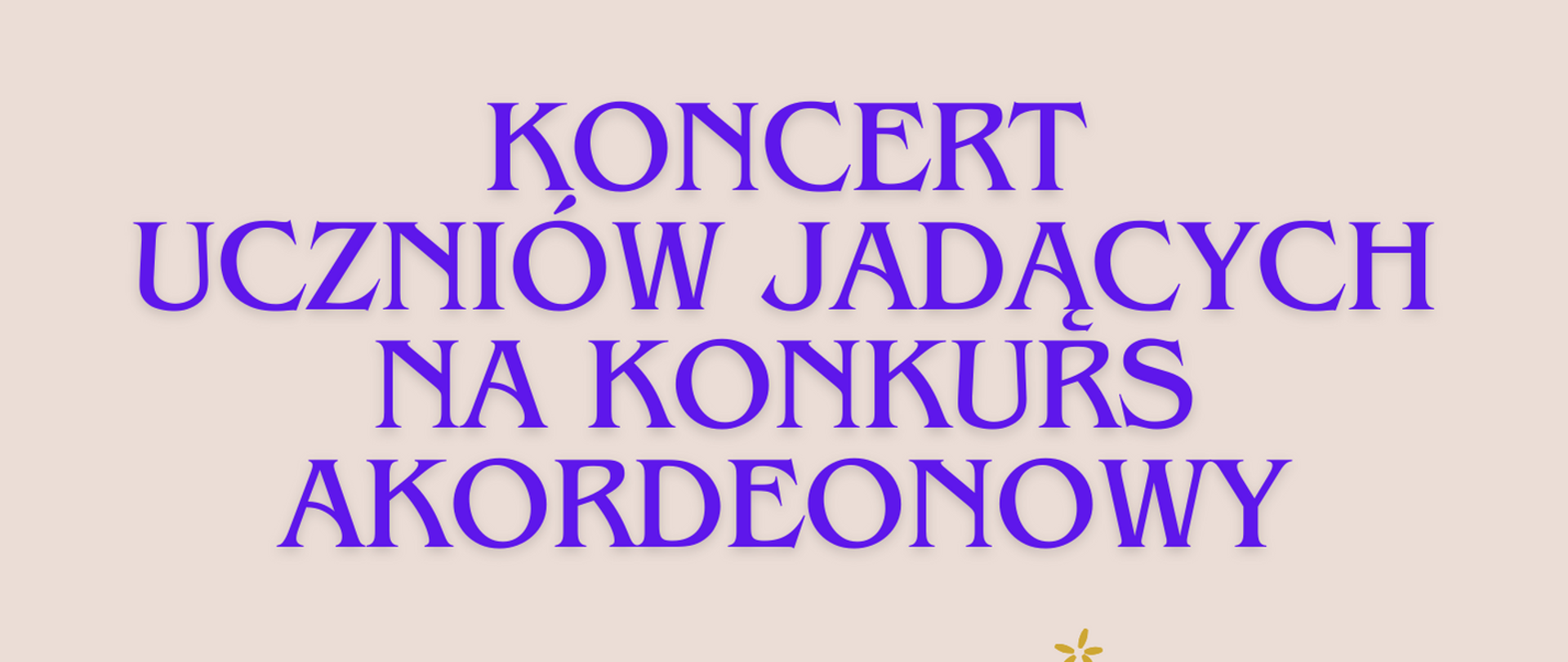 koncert akordeonowy 13.03.2024