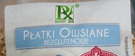 Płatki owsiane bezglutenowe opakowanie