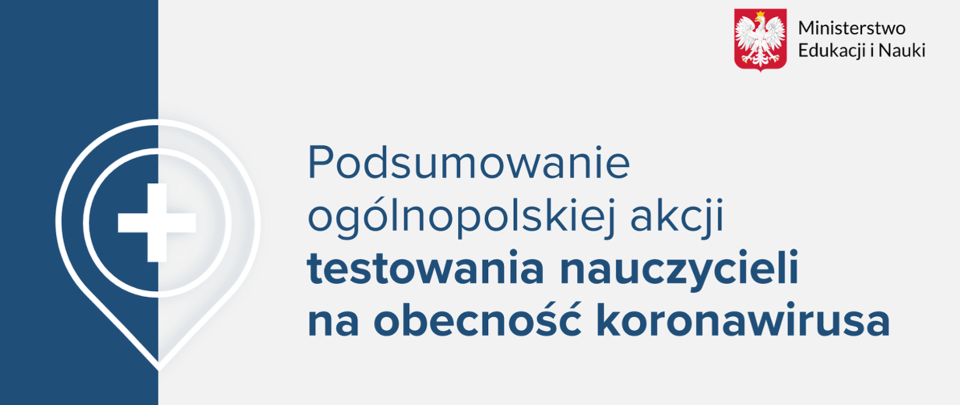 Podsumowanie ogólnopolskiej akcji testowania nauczycieli na obecność koronawirusa