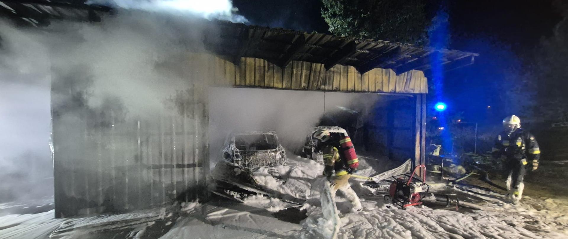 Działania ratownicze strażaków