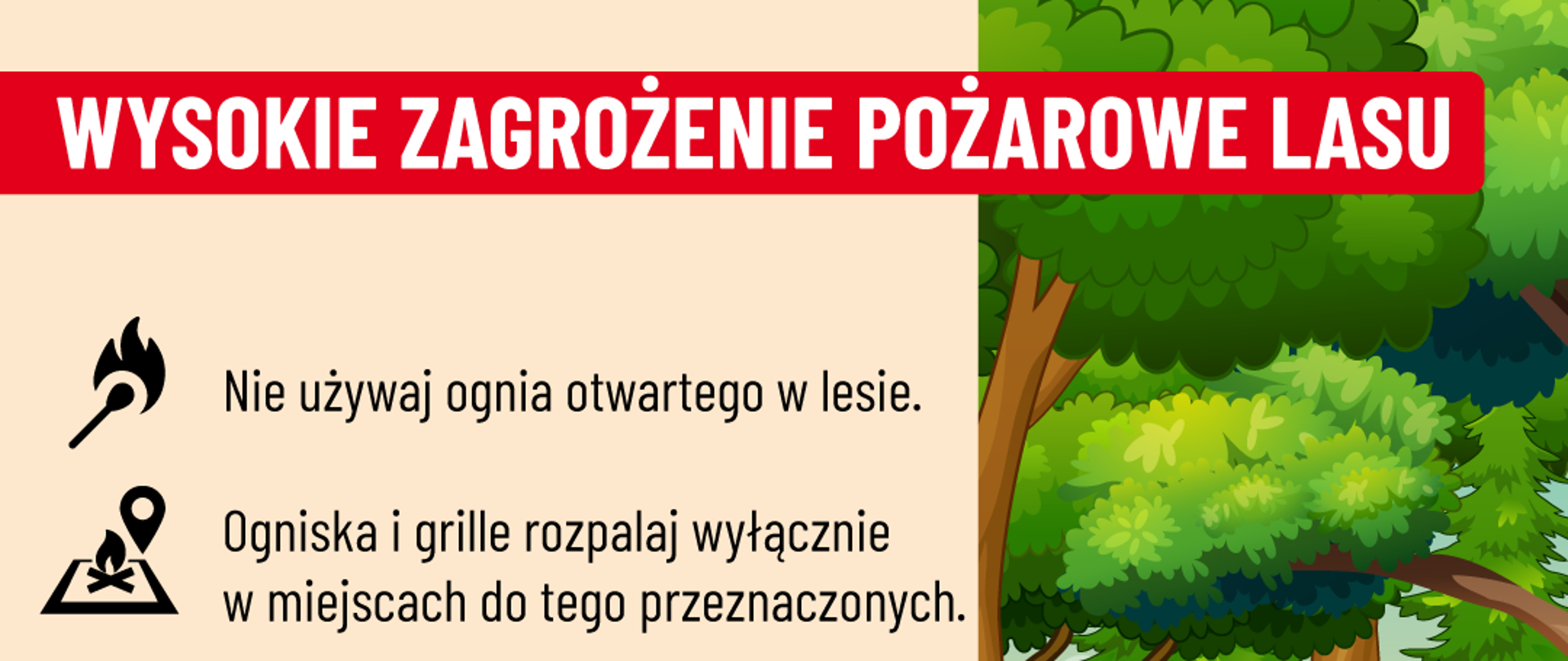 Pożary lasów