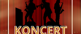 Plakat koncertu big bandu PSM Żory