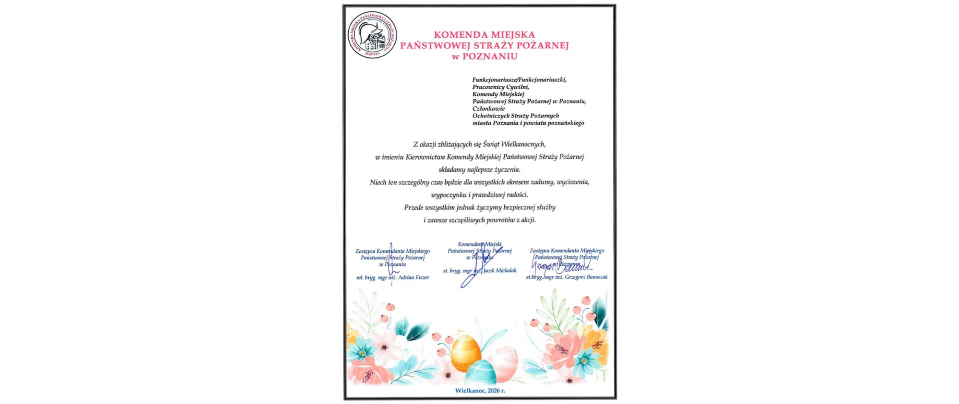 Życzenia wielkanocne