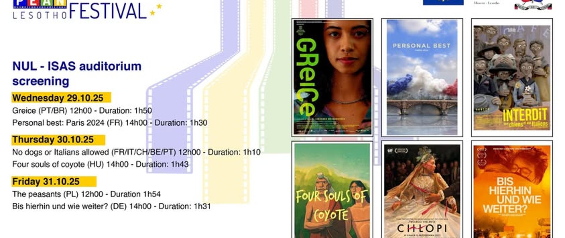 Ambasada RP bierze udział w Festiwalu Filmów Europejskich 2025 w Lesotho
