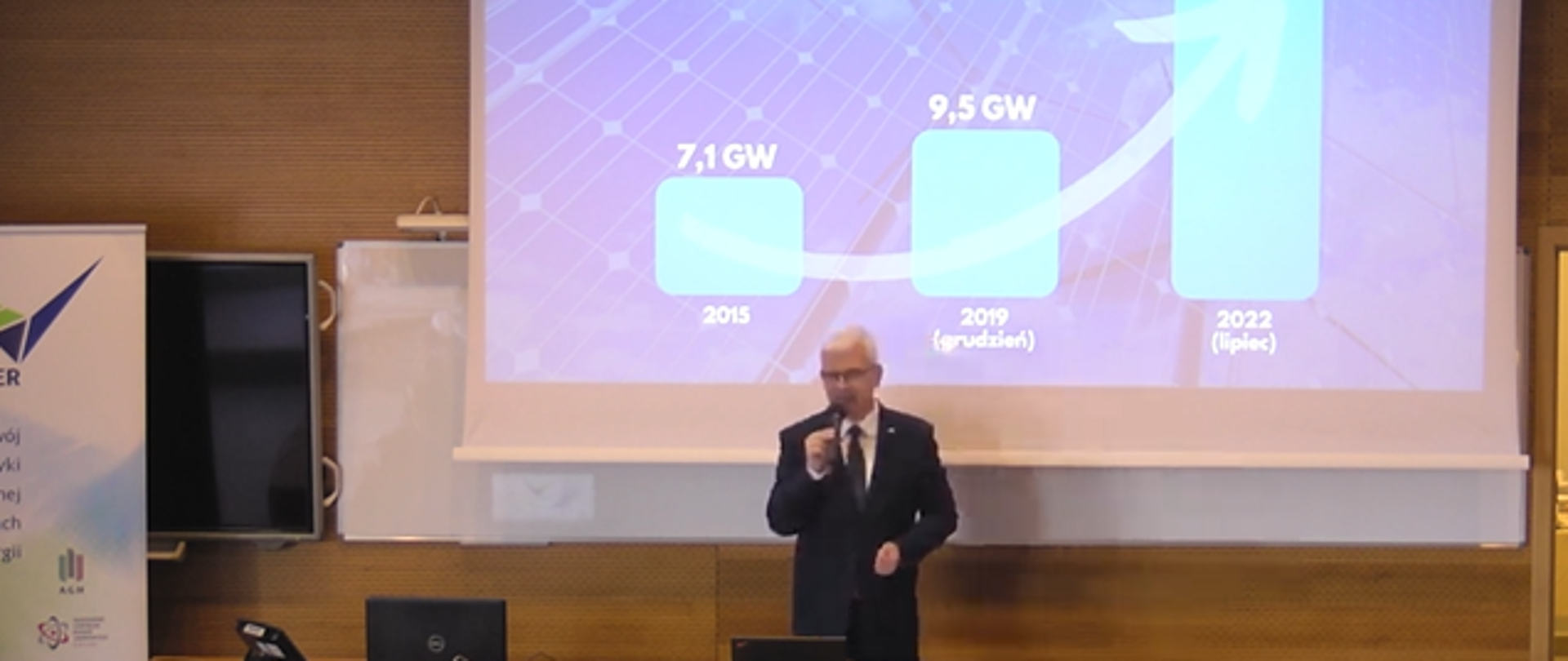 Wiceminister Ireneusz Zyska o transformacji energetycznej na Akademii Górniczo-Hutniczej