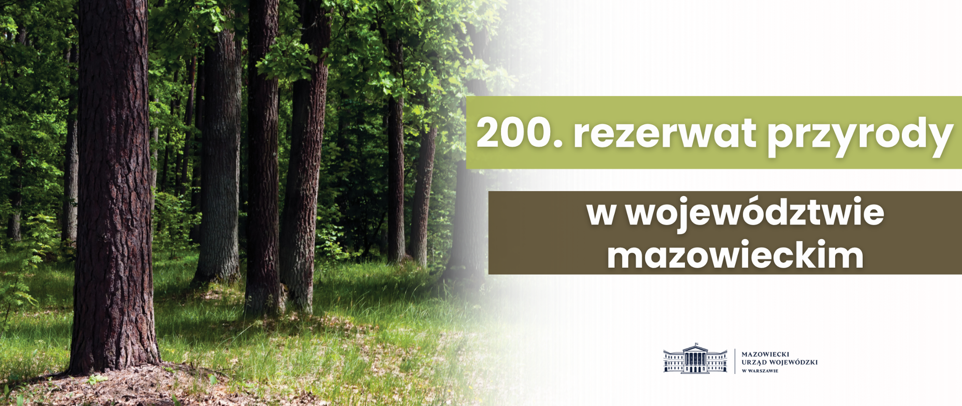 Mazowieckie ma już 200 rezerwatów przyrody