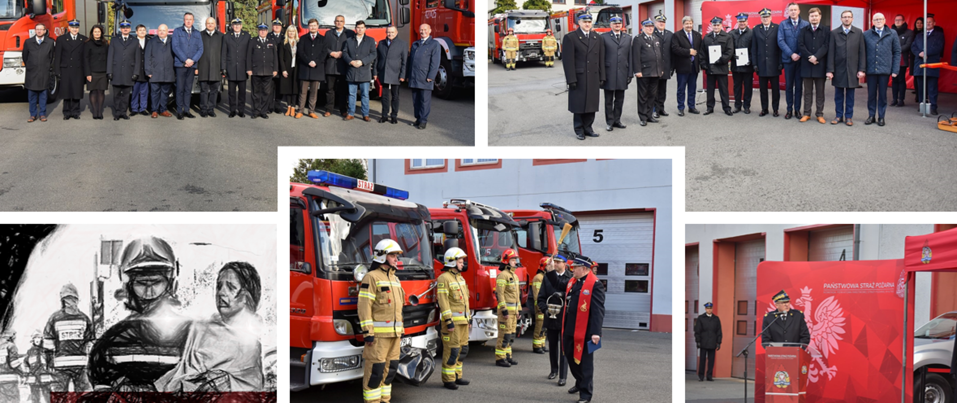 Przekazanie pojazdów pożarniczych dla PSP i OSP