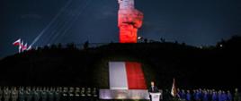 Prezydent RP Andrzej Duda podczas przemówienia na Westerplatte
