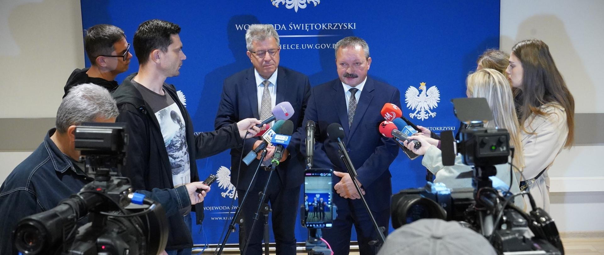 Umowy w ramach ustawy o ochronie ludności i obronie cywilnej - briefing prasowy wojewody