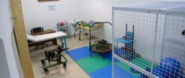 Sala z wyposażeniem do terapii sensorycznej