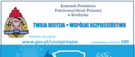 Plakat szczepienie PSP