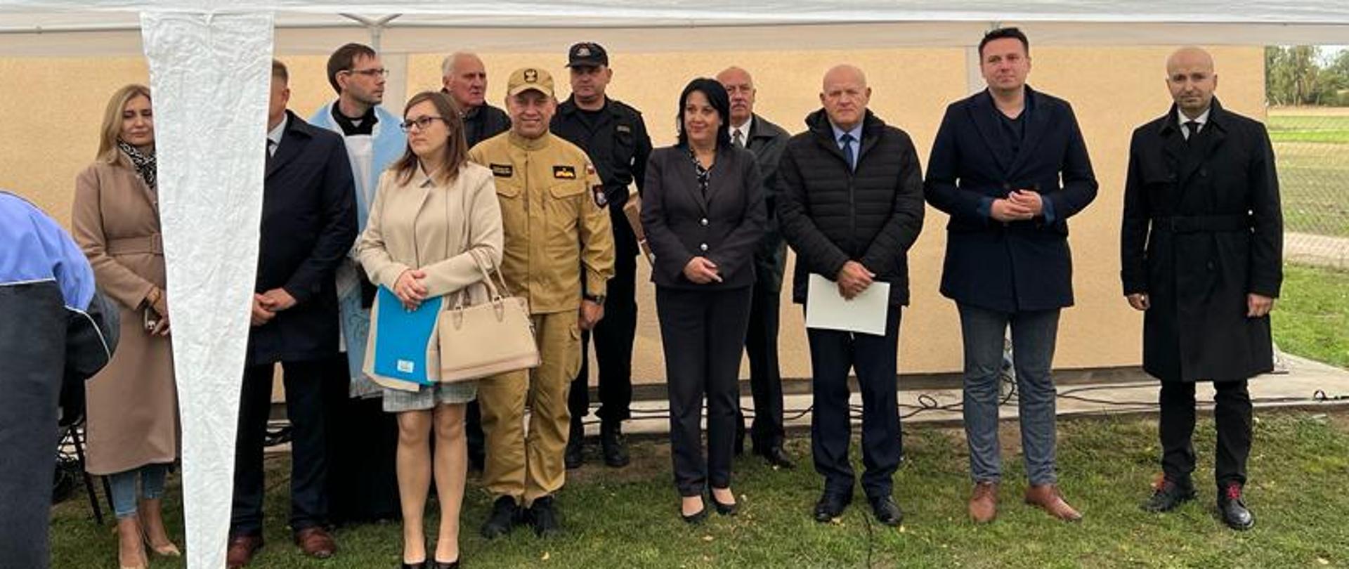 Przekazanie pojazdów pożarniczych jednostkom OSP Jackowo oraz OSP Cieksyn w powiecie nowodworskim