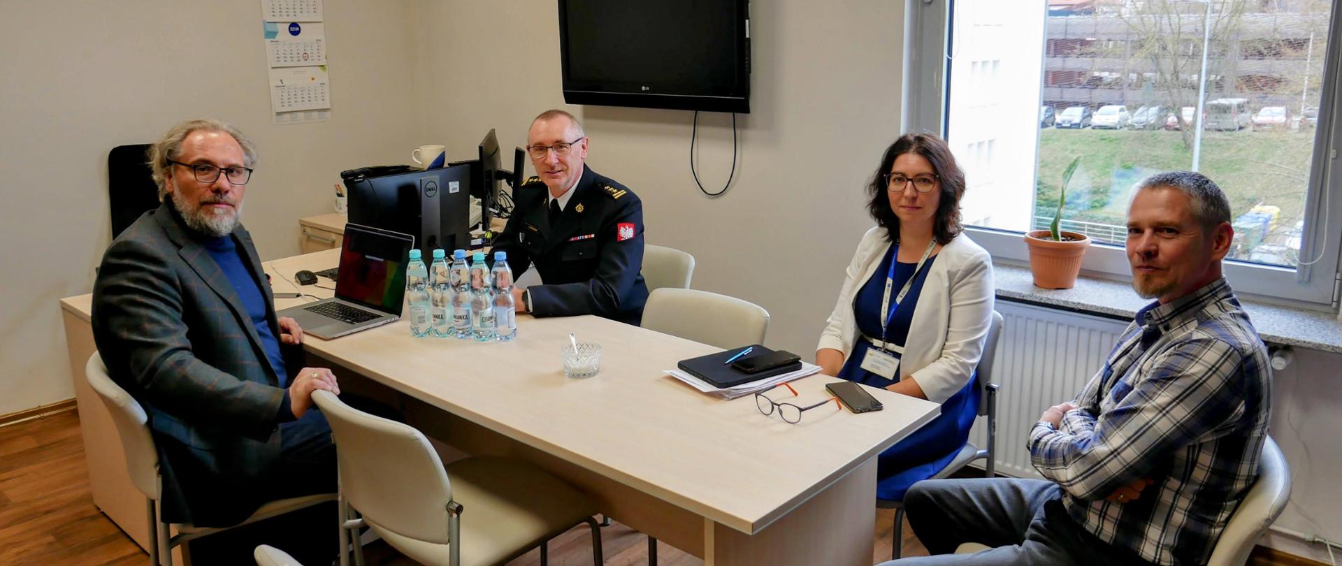 Spotkanie Lubuskiego Komendanta Wojewódzkiego PSP w Urzędzie Marszałkowskim Województwa Lubuskiego