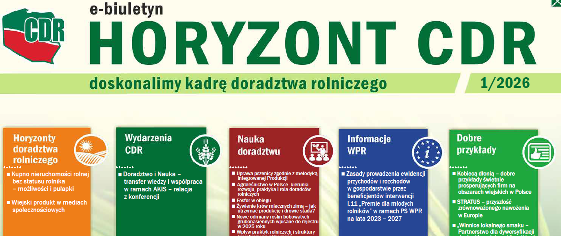 Tytułowa strona biuletynu