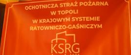 Uroczysta zbiórka z okazji włączenia jednostki OSP Topola do Krajowego Systemu Ratowniczo-Gaśniczego 