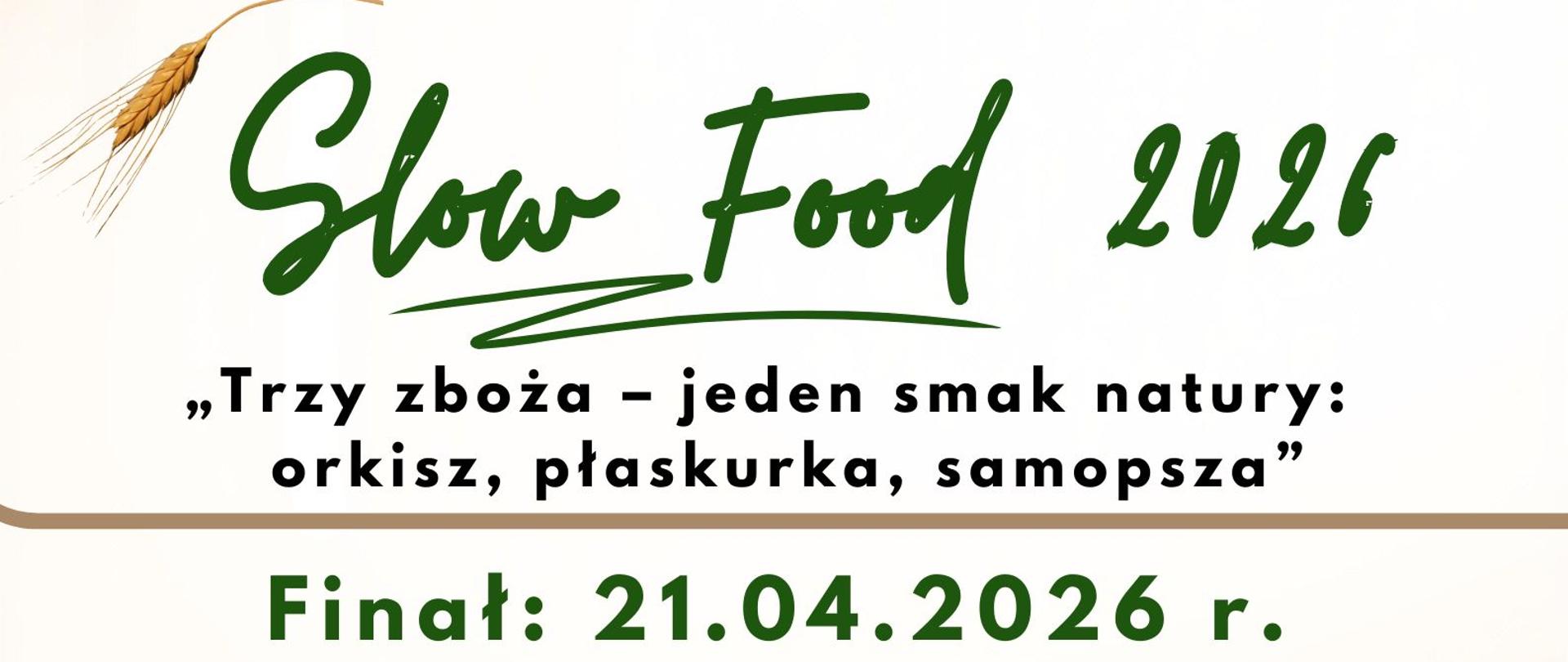 Slow Food 2026