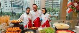 Chef Marcin Budynek i obsługa hotelu