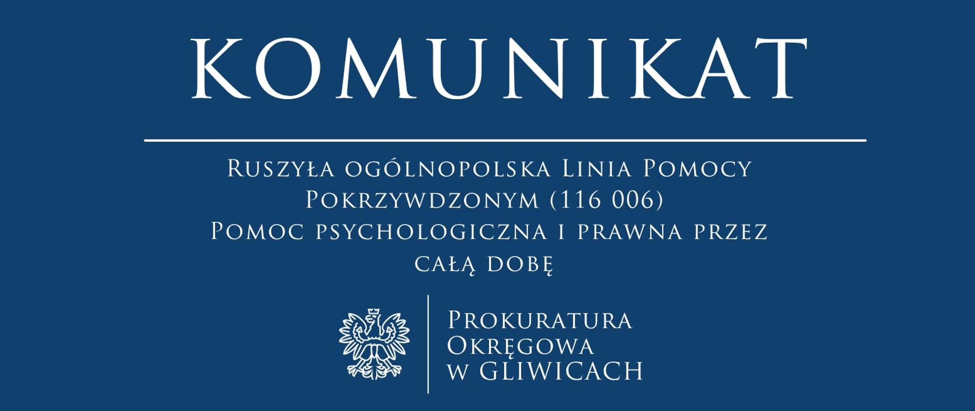Ruszyła ogólnopolska Linia Pomocy Pokrzywdzonym (116 006). Pomoc psychologiczna i prawna przez całą dobę