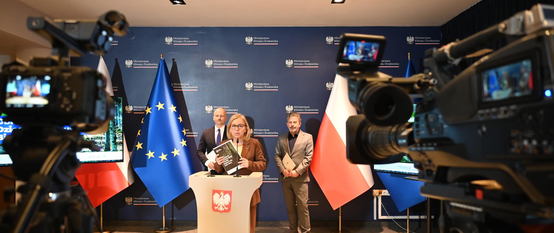 Konferencja prasowa na temat Planu Zarządzania Puszczą Białowieską 