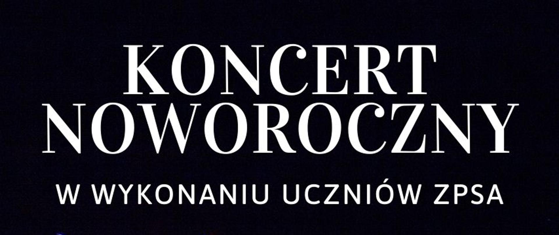 plakat koncert noworoczny