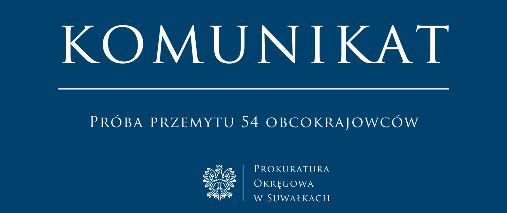 Próba przemytu 54 obcokrajowców
