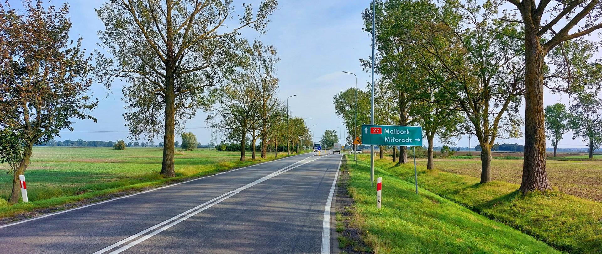 DK22 na odcinku Gnojewo-Cisy