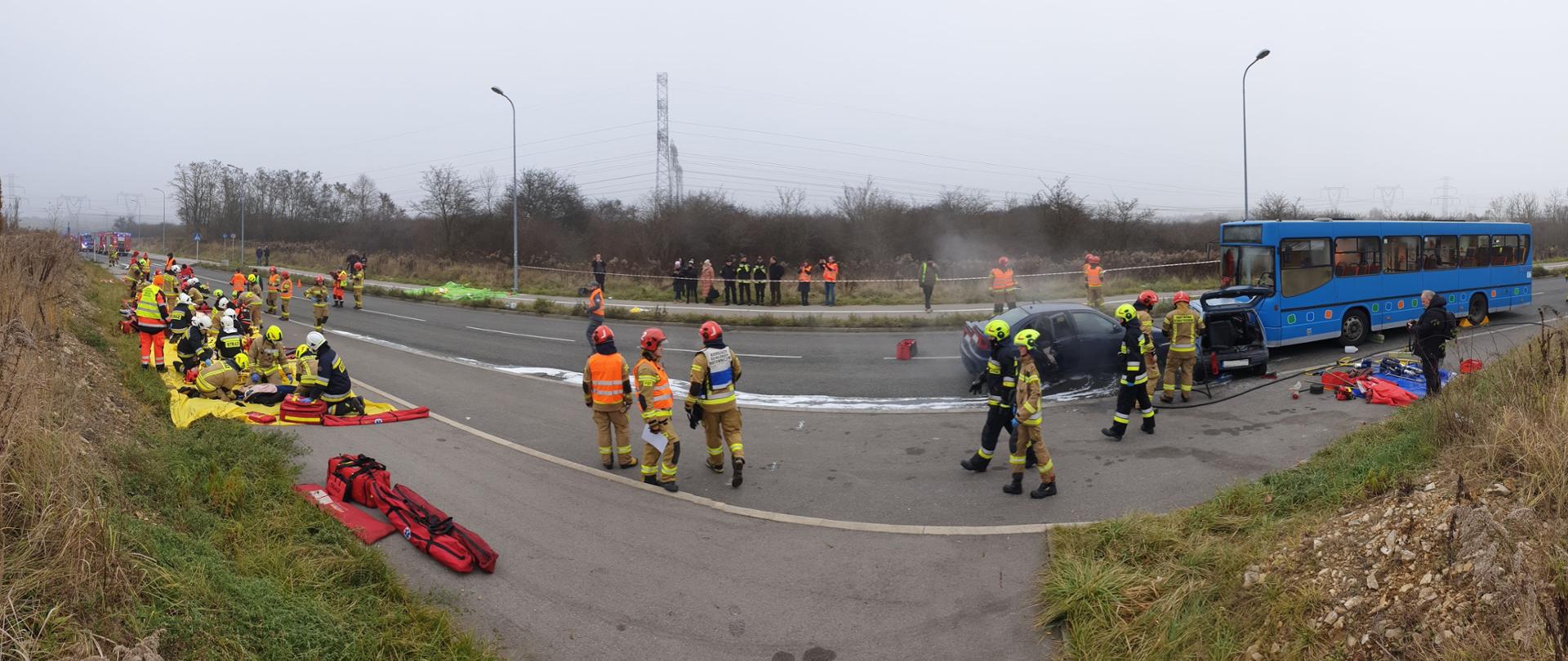 Ćwiczenia wypadek masowy