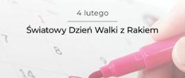 4 lutego Światowy Dzień Walki z Rakiem - format panorama
