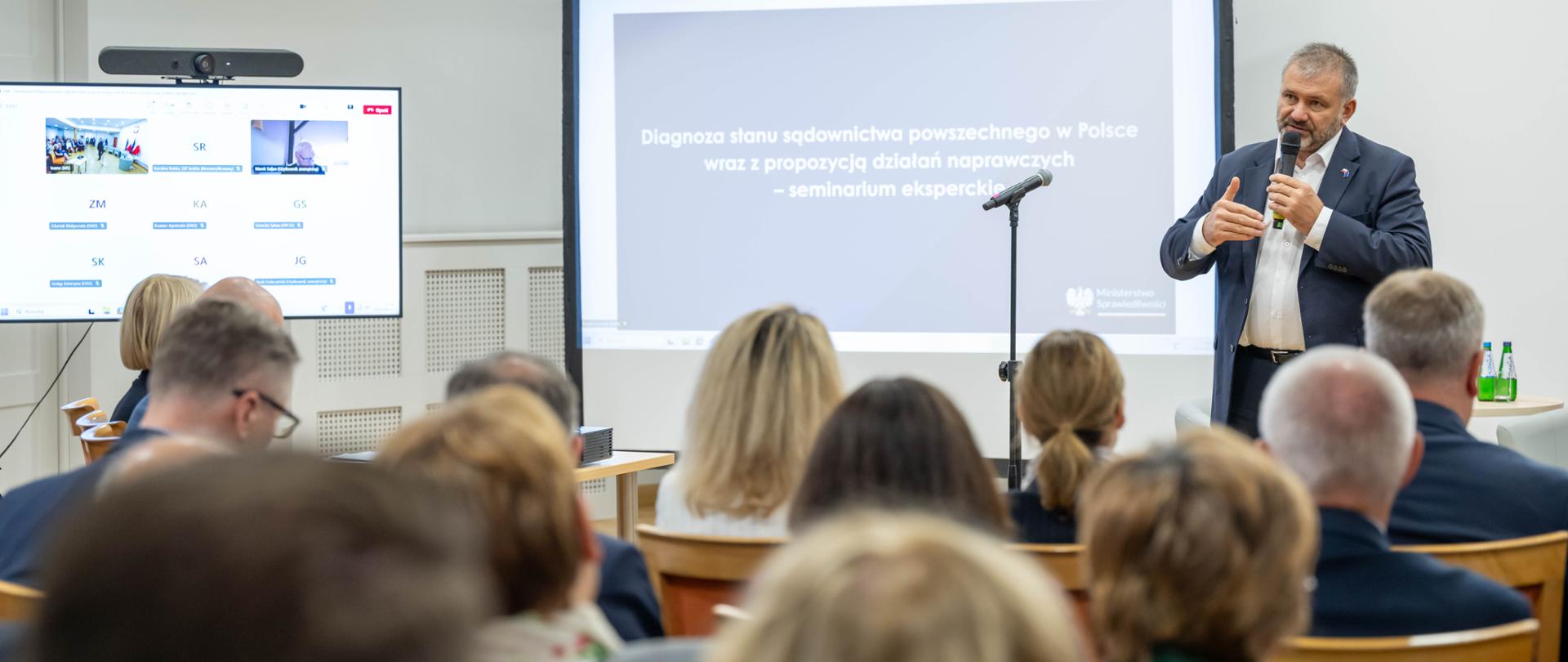 „Diagnoza stanu sądownictwa powszechnego w Polsce wraz z propozycją działań naprawczych” - seminarium eksperckie w Ministerstwie Sprawiedliwości
