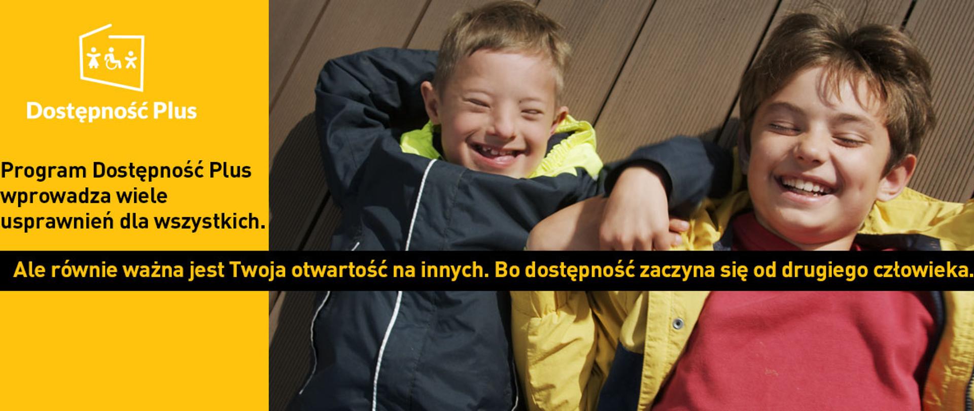 Program Dostępność Plus wprowadza wiele usprawnień dla wszystkich. Ale równie ważna jest Twoja otwartość na innych. Bo dostępność zaczyna się od drugiego człowieka.
