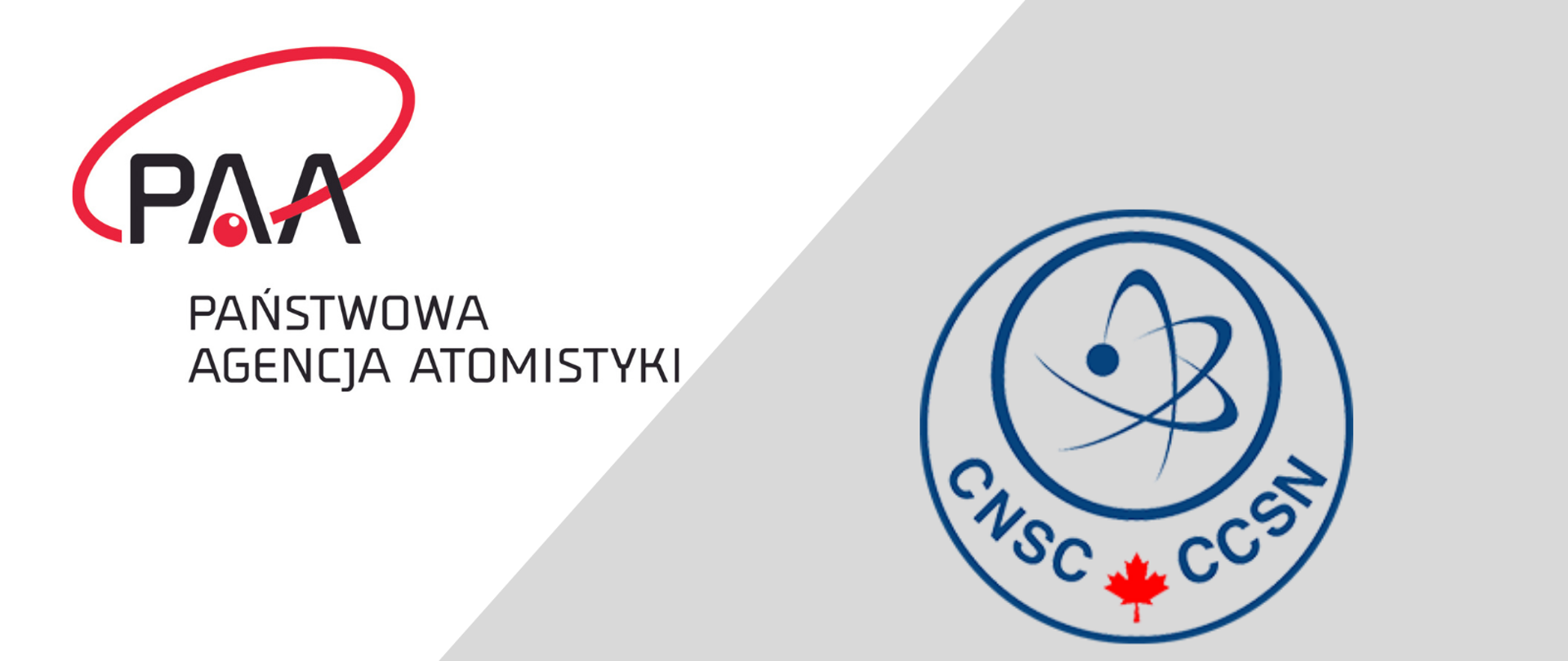 Logotypy PAA i CNSC